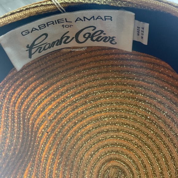 Gabriel Amar for Frank Clive Women’s Hat Gold - Picture 7 of 8